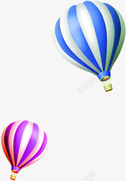 蓝色的悠悠球蓝色热气球传单展架装修高清图片