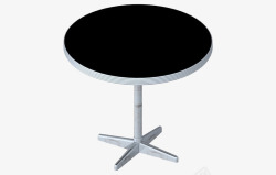 黑色方形沙滩桌户外黑色圆形沙滩桌高清图片