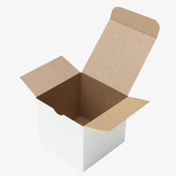 方形空盒子白色包装盒小家电包装盒高清图片