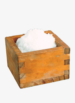 木盒子里的细盐素材