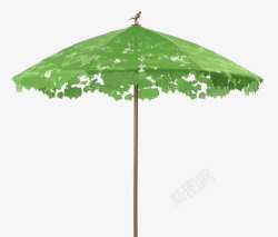 大雨伞树叶雨伞高清图片