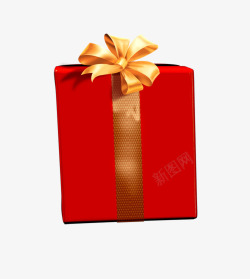 红色的礼物礼盒素材