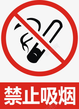 安全警钟禁止吸烟图标图标