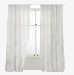 家居窗帘白色的清新干净窗帘高清图片