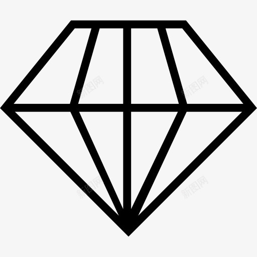 钻石图标png_新图网 https://ixintu.com 宝石 时尚 珠宝 豪华 财富 钻石 魅力