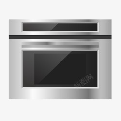厨房烘培家用电器烤箱矢量图高清图片