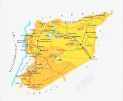叙利亚地图叙利亚地图高清图片