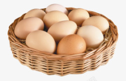 鸡蛋片篮子里的鸡蛋片高清图片