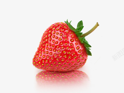 草莓png免抠素材_新图网 https://ixintu.com PSD素材 反光 叶子 水果 草莓 阴影 高清
