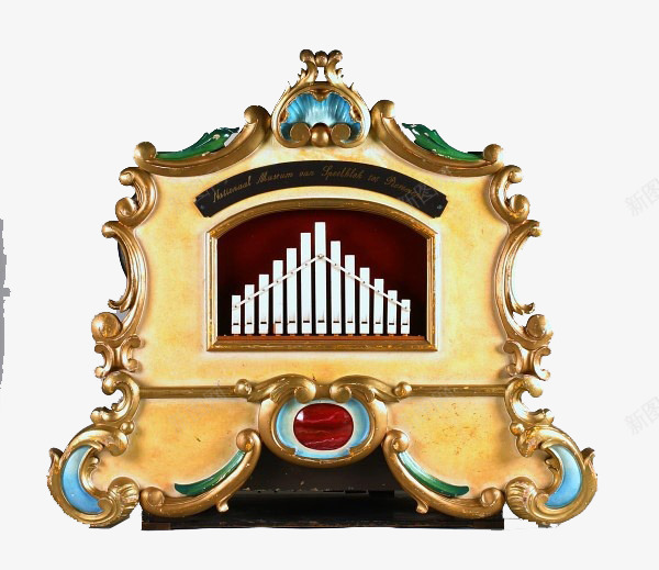 古董音乐盒png免抠素材_新图网 https://ixintu.com 古董 复古 金属质地 音乐盒