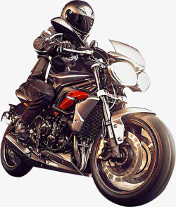 骑摩托女人骑摩托高清图片