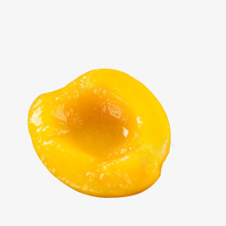 黄桃切开素材
