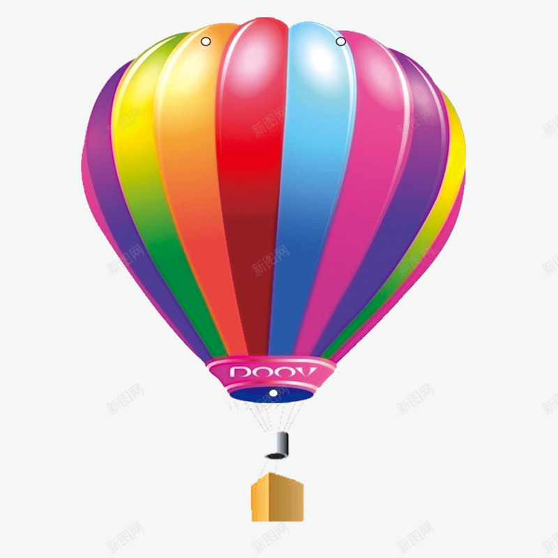 彩色热气球元素png免抠素材_新图网 https://ixintu.com 元素 向往 漂浮 热气球 空气球 飞翔