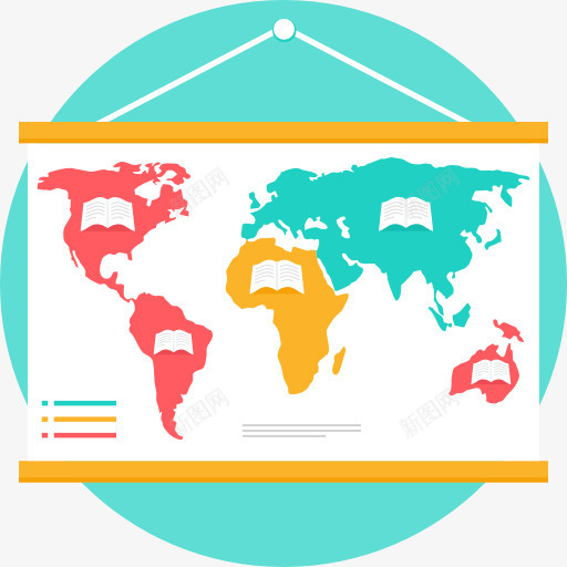 地理图标png_新图网 https://ixintu.com 位置 国旗 地图 地图和位置 地理 定位 方向 界面