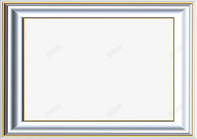 精美白色简约相框png免抠素材_新图网 https://ixintu.com 白色 简约 精美