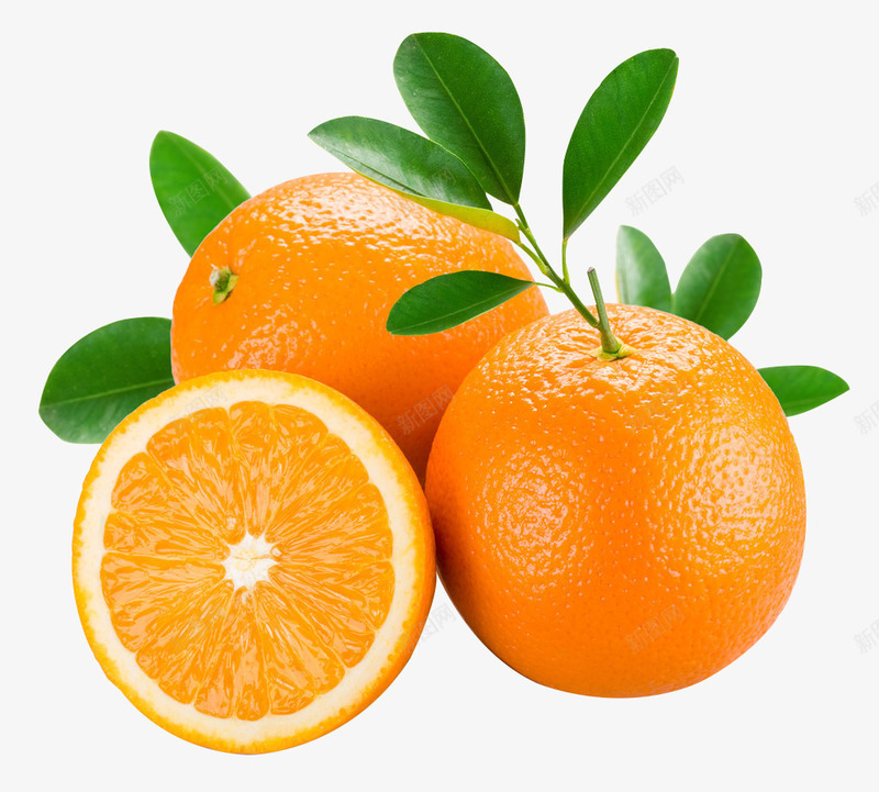 水嫩多汁的大橙子png免抠素材_新图网 https://ixintu.com 新年橘子 橘子 橙子 橙汁 水果