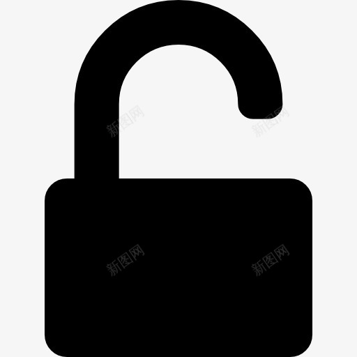 锁解锁图标png_新图网 https://ixintu.com 安全 工具和器具 开放 畅通 锁
