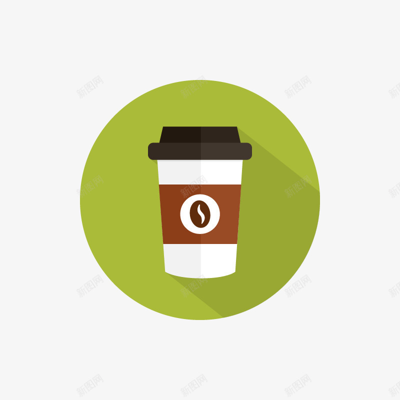 精致外卖咖啡图标矢量图ai_新图网 https://ixintu.com 咖啡 咖啡图标 咖啡杯 外卖咖啡 矢量图