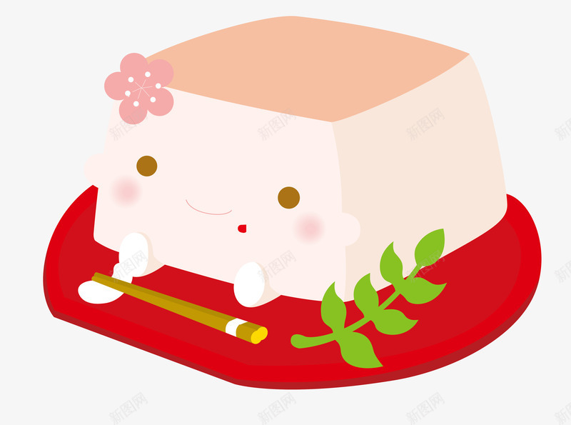 可爱豆腐图png免抠素材_新图网 https://ixintu.com 创意豆腐 卡通豆腐 矢量豆腐 蔬菜 豆腐 豆腐矢量图 食材 食物