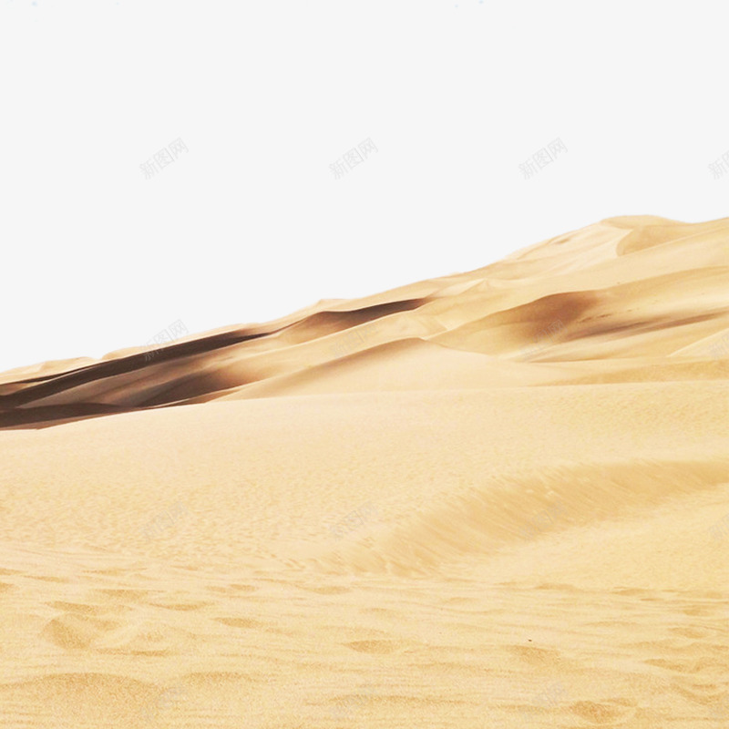 沙漠风景png免抠素材_新图网 https://ixintu.com 土地沙漠化 沙丘 环境恶劣 荒漠