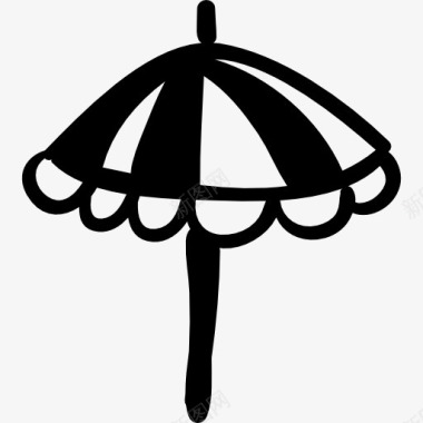 伞象征图标图标
