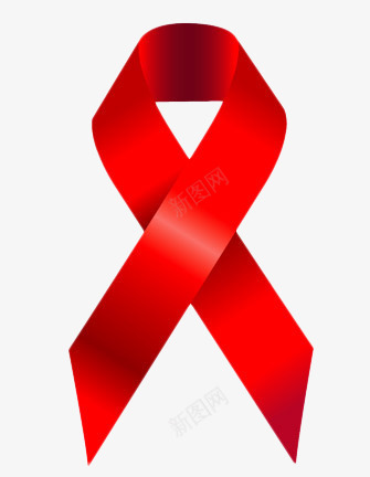 预防艾滋公益标志红丝带png免抠素材_新图网 https://ixintu.com 公益 公益性 标志 红丝带 红色 预防艾滋