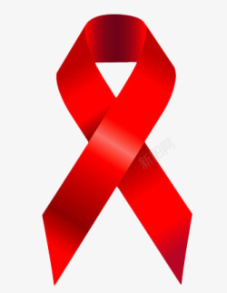 丝带标志预防艾滋公益标志红丝带高清图片