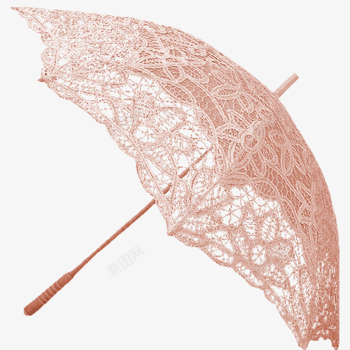 粉色太阳伞png免抠素材_新图网 https://ixintu.com 太阳伞 粉色 蕾丝 装饰