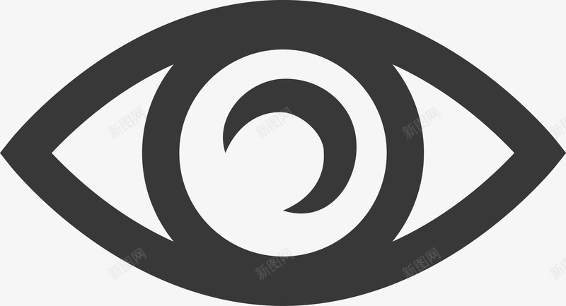 黑色眼睛图标png_新图网 https://ixintu.com nbsp 创意 卡通 卡通眼睛 双眼 可爱眼睛 左眼 手绘 眼睛 眼睛图标 眼睛简笔画 眼神