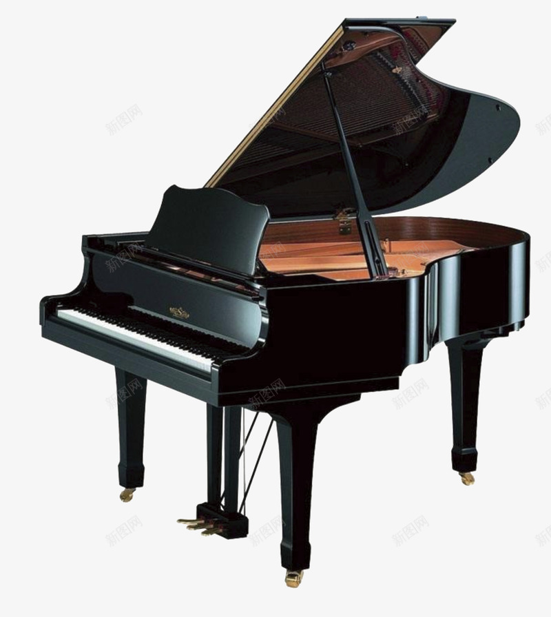 黑色的大钢琴png免抠素材_新图网 https://ixintu.com 大钢琴 小钢琴 钢琴 钢琴演奏家 黑色的大钢琴