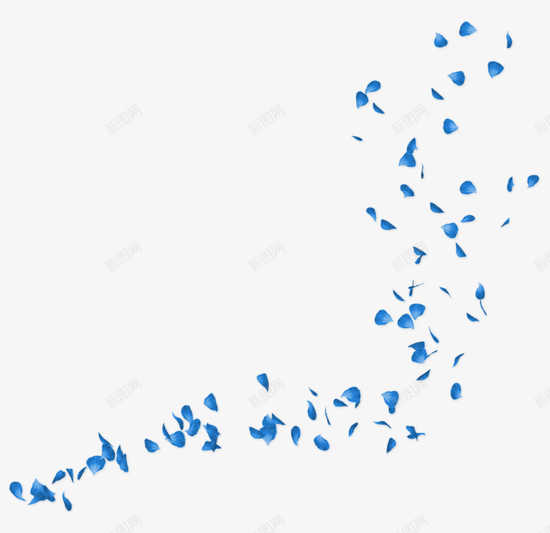 蓝色飘零玫瑰瓣装饰背景png免抠素材_新图网 https://ixintu.com 梦幻 浪漫 爱情 玫瑰瓣 蓝色 玫瑰 装饰背景 飞舞场景