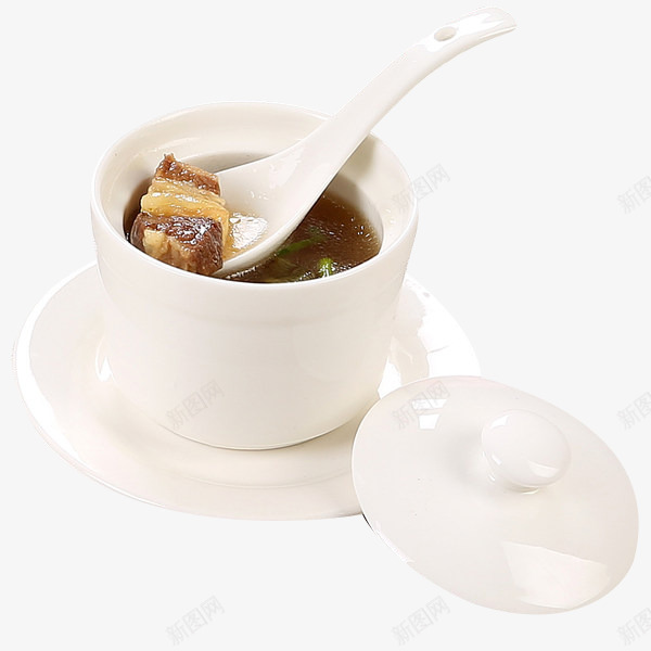 养生炖汤炖盅png免抠素材_新图网 https://ixintu.com 炖罐 白色餐具 陶瓷餐具 餐饮用品