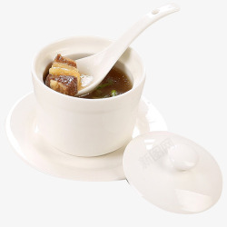 中式炖罐养生炖汤炖盅高清图片