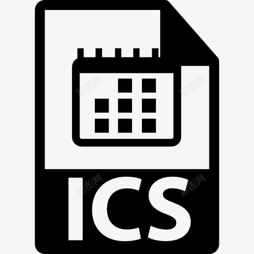 ICS文件格式符号图标png_新图网 https://ixintu.com IC集成电路IC的文件格式 接口 文件格式 集成电路 集成电路符号