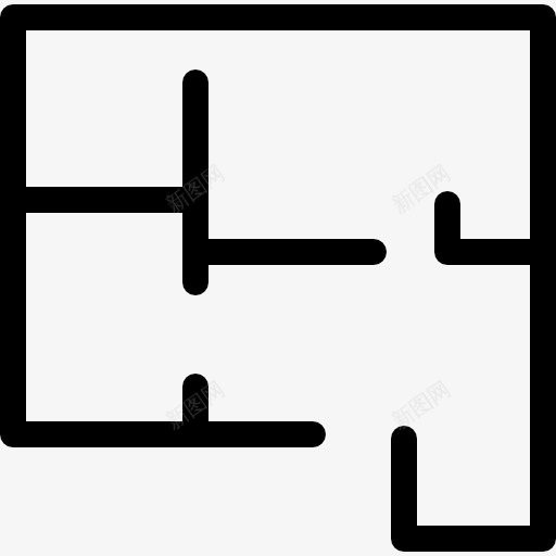 平面图标png_新图网 https://ixintu.com 平面规划 建筑 建筑方案 规划 设计房屋