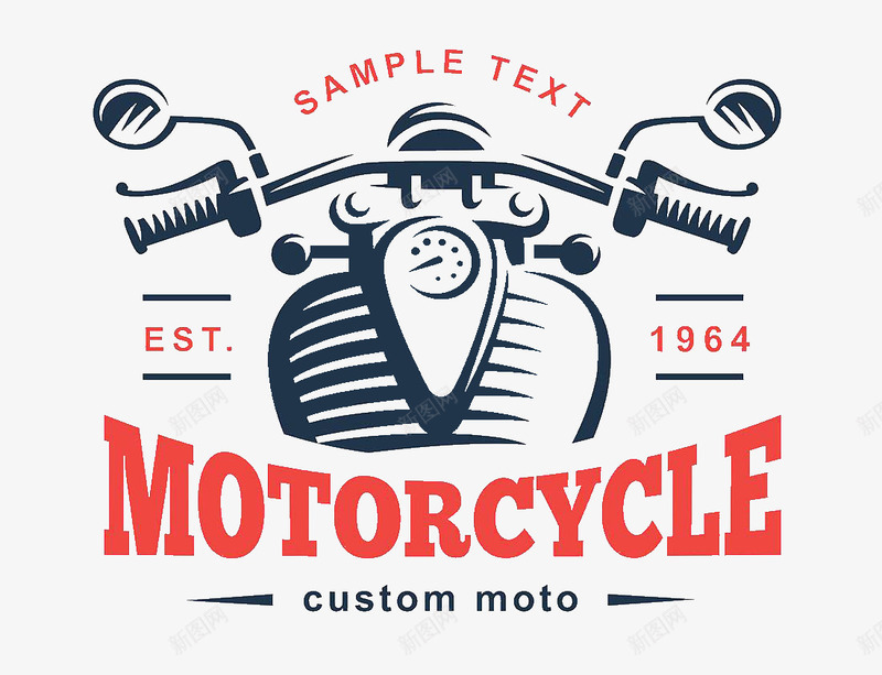 摩托车LOGO图标png_新图网 https://ixintu.com 创意 图标 图案 平面 摩托车 标志 设计 车logo 车logo设计
