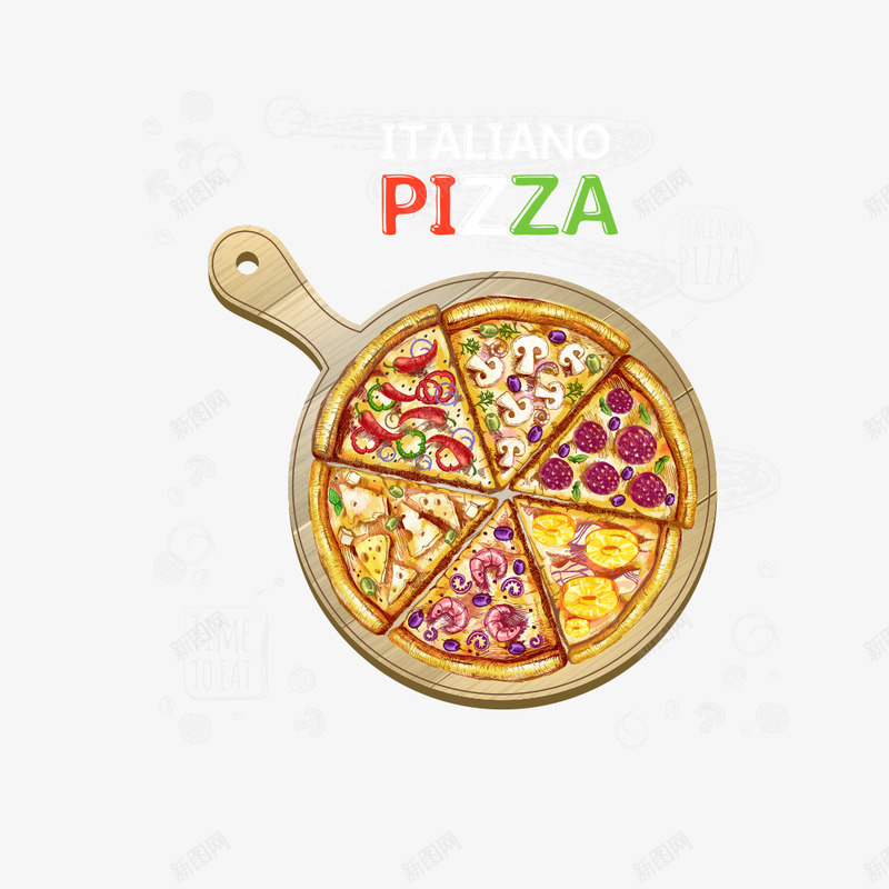意大利披萨png免抠素材_新图网 https://ixintu.com pizza 创意pizza 意大利 披萨 美食 西餐 食物 餐饮