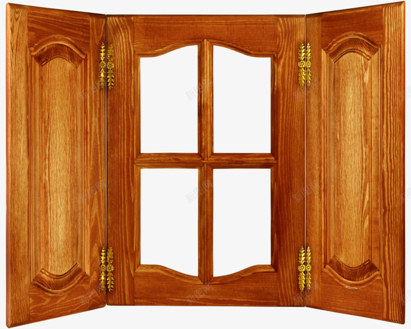 木质门窗png免抠素材_新图网 https://ixintu.com 木材 木质 棕色 窗户