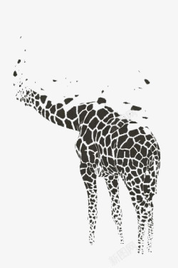 平面长颈鹿素材保护动物公益高清图片