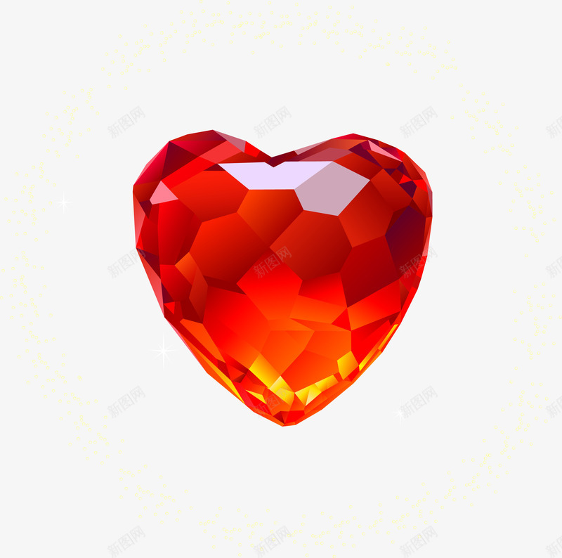 红色钻石png免抠素材_新图网 https://ixintu.com 奢华 彩钻 珠宝 珠宝素材 红色钻石 红钻奢侈 钻石元素 首饰图案