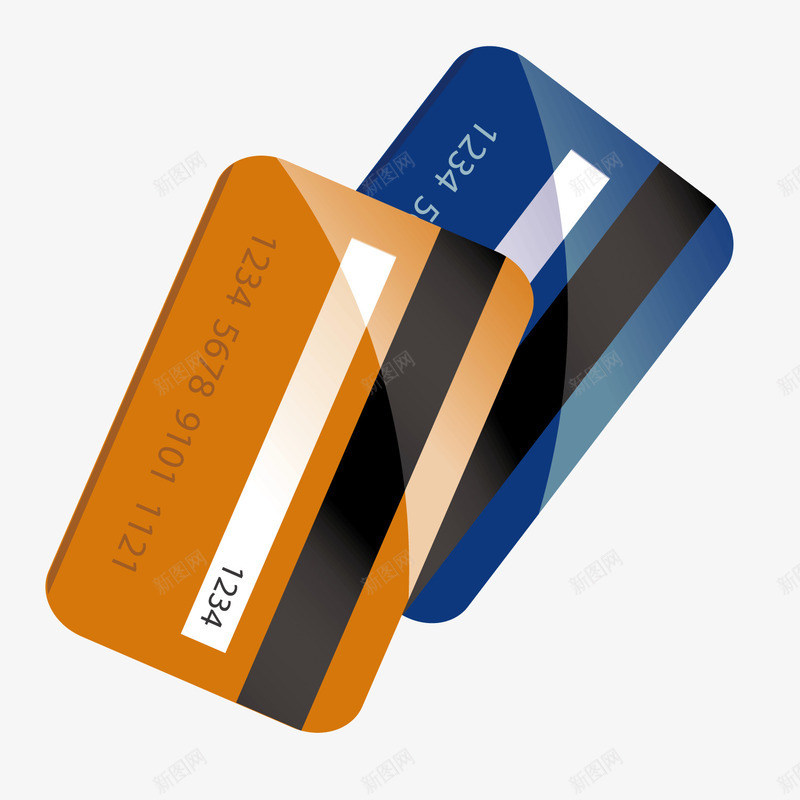 银行卡储蓄卡银联卡png免抠素材_新图网 https://ixintu.com 储蓄卡 背面银行卡 银联卡 银行卡