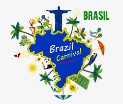 耶稣树素材2016巴西里约地图高清图片