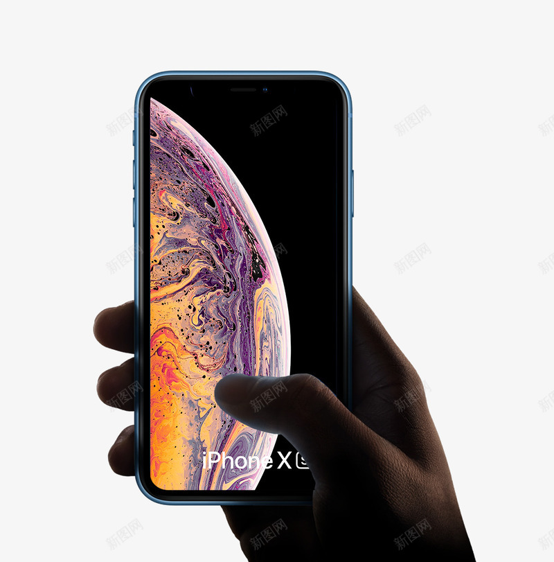 手握iPhone的样机psd免抠素材_新图网 https://ixintu.com iPhone新款 手机 手机正反面 握着 智能 苹果样机 阴影 黑手 黑色手