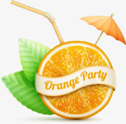 创意水果橙子素材