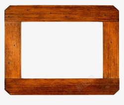 动物形板粗木质相框边框高清图片