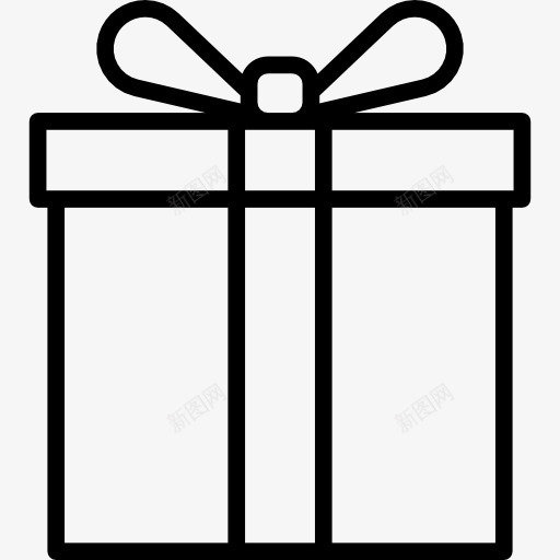 大礼盒图标png_新图网 https://ixintu.com 圣诞礼物 惊喜 礼品盒 礼物 花边