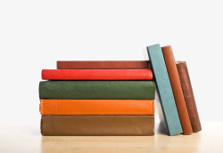 叠放的书籍叠放的彩色书籍高清图片