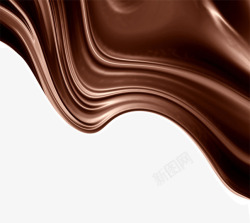 巧克力流体巧克力乳液元素高清图片