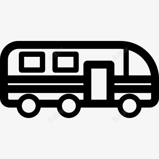 autocaravan图标png_新图网 https://ixintu.com 大篷车 度假 旅行 运输车队