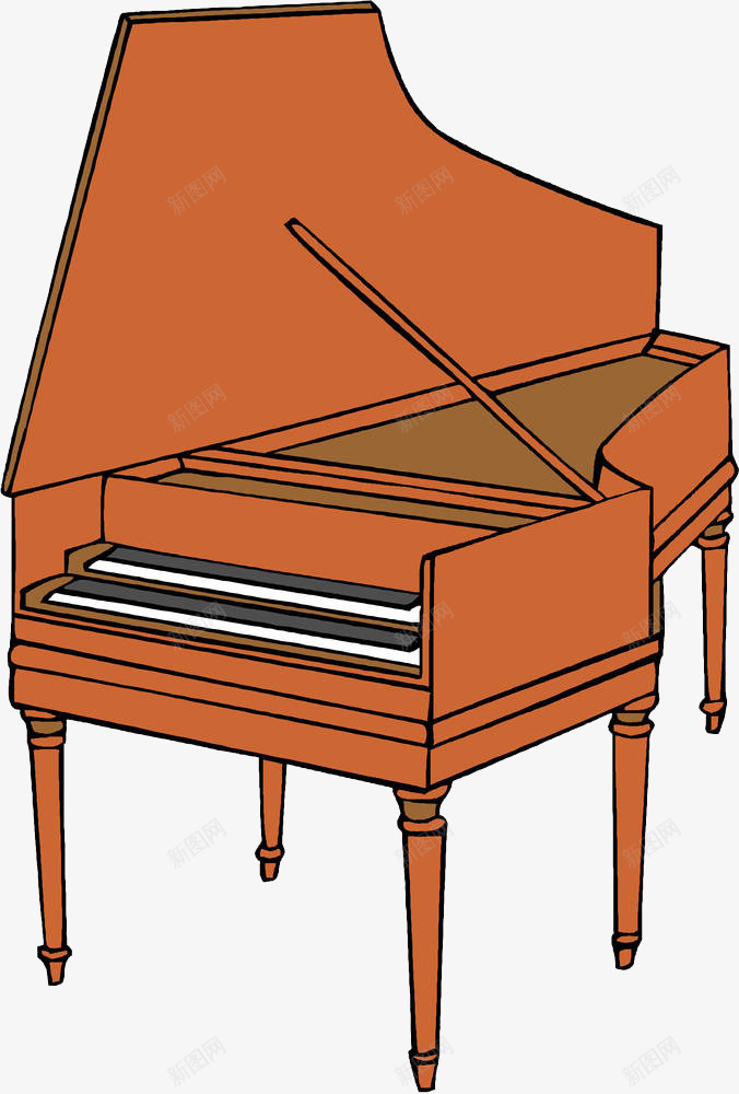 卡通钢琴png免抠素材_新图网 https://ixintu.com 乐器 修养身心 卡通 声器 弹奏 悦耳 旋律 曲调 有节奏的 琴 琴棋 琴键 钢琴 音律